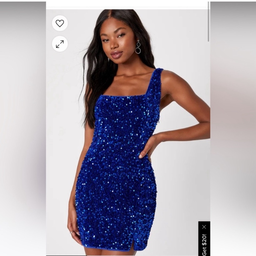 Lulus mini sequin dress